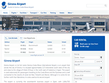 Tablet Screenshot of gironaairport.net
